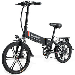 Vélo électrique SAMEBIKE 20LVXD30-II - moteur 350W batterie 48V10AH autonomie 40KM freins à disque mécaniques - Noir