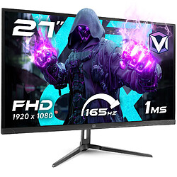 Vibox V27FHD165 Écran PC Gamer - 27 Pouces, Résolution FHD 1080p, 165Hz, 1ms, Adaptive Sync, Dalle VA, HDMI & DisplayPort 