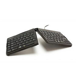 BakkerElkhuizen Goldtouch Travel Go2 clavier USB QWERTY Anglais britannique Noir