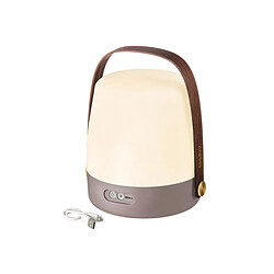 Lampe portable lite-up - lumière dimmable, rechargeable via usb - utilisation intérieure et extérieure, couleur taupe - Lite-up Earth 2.0 - KOODUU