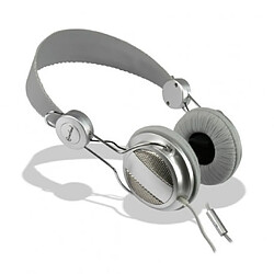 Casque Micro CONNECTLAND SE-5017 SILVER filaire de 1.5m prise jack Réf : 0902076