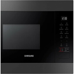 Micro-ondes solo 22l 1250w encastrable carbone - MS22M8274AM - SAMSUNG pas cher