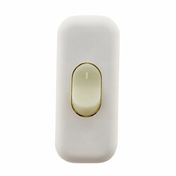 Interrupteur 2A Bipolaire Luminescent Blanc - Zenitech