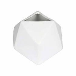 Paris Prix Vase Déco en Céramique Geometrik 19cm Blanc