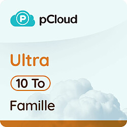 pCloud Ultra Famille 10 To – Licence perpétuelle - A télécharger