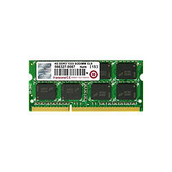 ABI DIFFUSION Mémoire TRANSCEND SODIMM 1Rx8 DDR3 PC3-10600/1333MHz 4Go