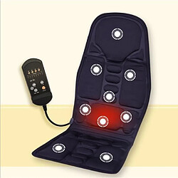 Siège massant Matelas de massage chauffant Apppareil de massage Fauteuil de massage du dos