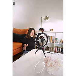 JOBY Beamo Ring Light 12`` - Grande Lampe LED, Anneau Lumineux pour Téléphone ou Appareil Photo avec 3 Modes de Lumière et 10 Niveaux de Luminosité, pour Selfie et Trépied pas cher