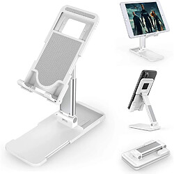 Support téléphone Support Tablette Pliable et réglable et Portable Support de Table Support de téléphone de Bureau Compatible avec Tous Les téléphones Mobiles/iPad/Nintendo Switch, etc. 