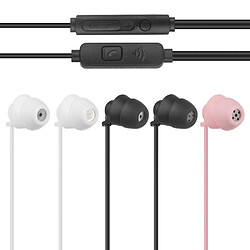 GUPBOO Écouteurs filaires à suppression de bruit Écouteurs intra-auriculaires en gel de silice 3,5 mm Convient aux téléphones Android 