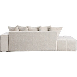 Acheter palozi home Canapé fixe 3 places Haussmann - 282 x 107 x 77 cm - Beige