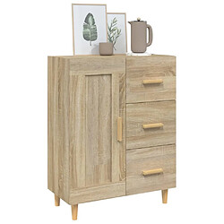 Acheter Maison Chic Buffet,Meuble de Rangement,commode pour salon,Cuisine Chêne sonoma 69,5x34x90 cm Bois d'ingénierie -MN54296