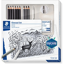 STAEDTLER Kit de dessin/ de fusains Charcoal Design Journey () 