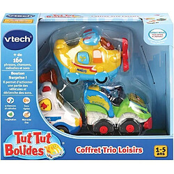 VTECH - TUT TUT BOLIDES - Coffret Trio Loisirs (Avion + Formule 1 + Bus)