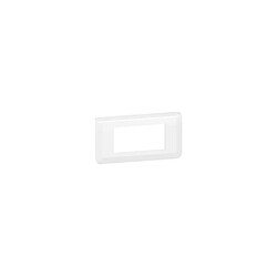 enjoliveur - 4 modules - horizontal - blanc - legrand mosaic 078814l