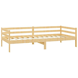 Maison Chic Lit de jour avec matelas, Lit de repos Lit d'invité pour Salon Chambre,Canapé-lit 90x200 cm Bois de pin massif -MN41414 pas cher