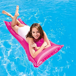 Totalcadeau Matelas bouée gonflable colorée piscine mer jaune