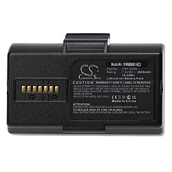 vhbw Batterie compatible avec Bixolon SPP-R300, SPP-R310 imprimante, scanner, imprimante d'étiquettes (2600mAh, 7,4V, Li-ion)