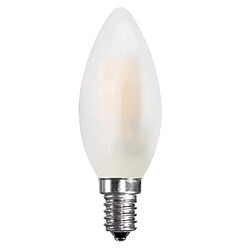 Lampesecoenergie Ampoule LED E14 Opaque Filament 4W eq 40W 400lm Blanc Chaud