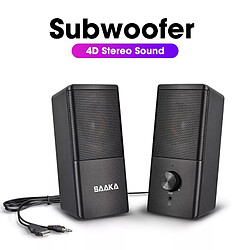 Universal Mini-ordinateur haut-parleurs pour système de cinéma maison HiFi haut-parleur PC Bureau Sound Sound Box Colonne USB Subwoofer Caixa de Som | Haut-parleurs de l'ordinateur 