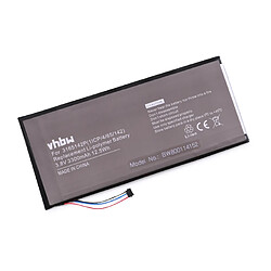 vhbw Batterie remplacement pour Acer KT.0010Z.001, MLP2964137 pour tablette pad (3300mAh, 3,7V, Li-polymère)