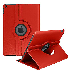 Avizar Étui iPad 9 2021 iPad 8 2020 iPad 7 2019 Intégrale Support Rotatif 360° rouge