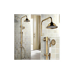 ROUSSEAU Colonne de douche sans robinet Retro vieux bronze