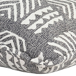 Acheter vidaXL Canapé pouf Gris Tissu Patchwork