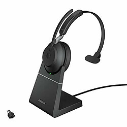 Jabra Evolve2 65 - USB-C UC Mono avec support de charge - Noir