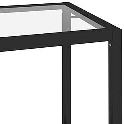 Acheter vidaXL Étagère transparent 100x36x90 cm verre trempé