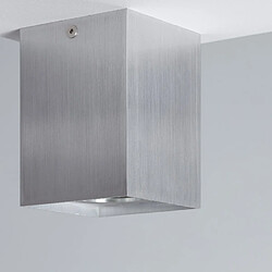 Acheter Ledkia Plafonnier Aluminium Jaspe Argenté Argent