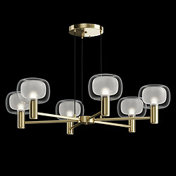 MAYTONI Lampadaire Moderne 6 Lumières Multi Bras Doré E14