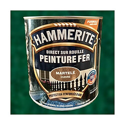 Peinture Fer Hammerite Direct sur Rouille Vert Epicea Martelé