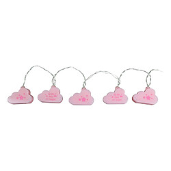 CMP Guirlande lumineuse enfant Nuage - L. 165 cm - Rose