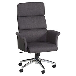 Modern Living Fauteuil de bureau MARTY gris et noir 