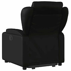 Acheter vidaXL Fauteuil inclinable électrique noir similicuir