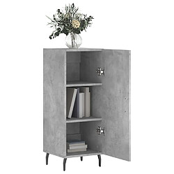 Acheter Maison Chic Buffet,Meuble de Rangement,commode pour salon,Cuisine Gris béton 34,5x34x90 cm Bois d'ingénierie -MN11044