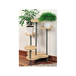 Ac-Deco Support multiple pour 4 plantes - Hauteur 75 cm - Bois