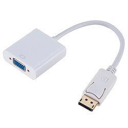 Wewoo Display Port Male to VGA Female ConverterLongueur 20cm Blanc