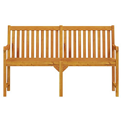 Avis Maison Chic Banc de jardin | Banquette de jardin | Chaise Relax 150 cm Bois solide d'acacia -MN33681