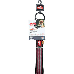 ZOLUX Collier souple en tissu Bivouak 55 à 65 cm 25 mm rouge. Collier souple en tissu Bivouak 55 à 65 cm 25 mm rouge