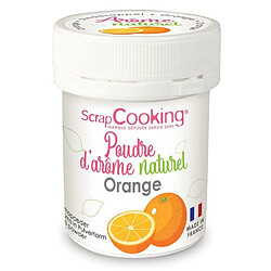 Scrapcooking Arôme alimentaire naturel en poudre 15 g - orange 