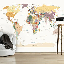 Paris Prix Papier Peint World Map 140 x 200 cm 