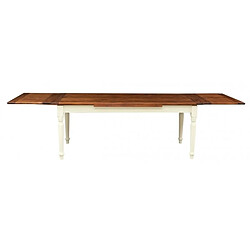 Acheter Biscottini Table à Rallonge Style Champêtre En Bois