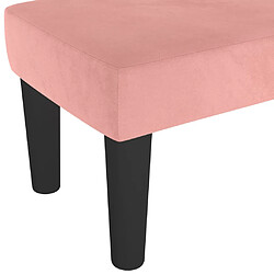 Acheter vidaXL Banc Rose 100x30x30 cm Velours