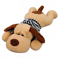 Universal 1 pièce 70cm taille géante douce couchée fourrure de chien peluche jouet peluche animal coussin coussin enfant bébé anniversaire cadeau de Noël | Peluche animal en peluche (noir) 