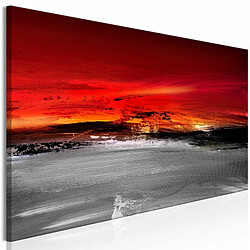 Paris Prix Tableau Imprimé Crimson Landscape Narrow 40 x 120 cm 