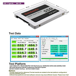 Acheter Wewoo Disque dur SSD SATA 2,5 pouces SSDCapacité 360 Go