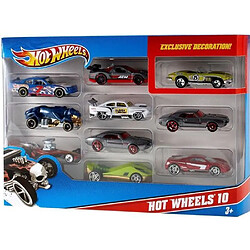 HOT WHEELS Coffret de 10 voitures (modele aléatoire)