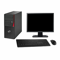 PC Tour Fujitsu P720 Ecran 22" Intel G3220 RAM 32Go SSD 960Go Windows 10 Wifi - Occasion